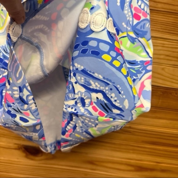 Lilly Pulitzer Janelle shift in blue peri pinch pinch size 0 NEW - Picture 4 of 5
